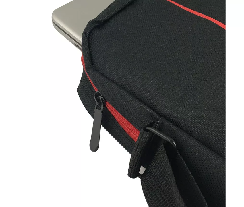 Torba za prenosnik 39,6 cm (15,6″) Esperanza SALERNO Toploader črno/rdeča