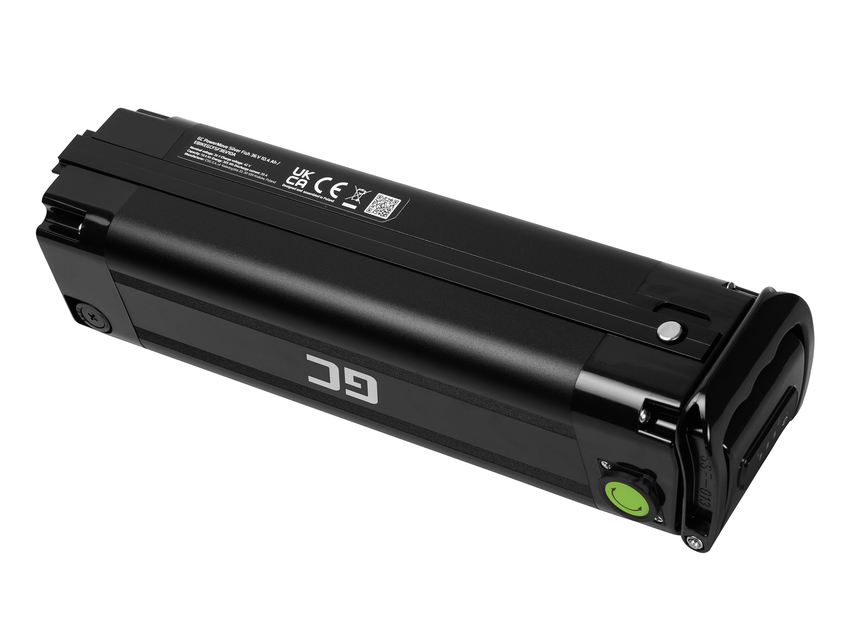 GC Silverfish baterija za Ebike Elektrofahrrad mit 36V 10.4Ah 374Wh XLR 3 Pin polnilec za Zündapp, u.a. (EBIKEGCFSF36V10A)