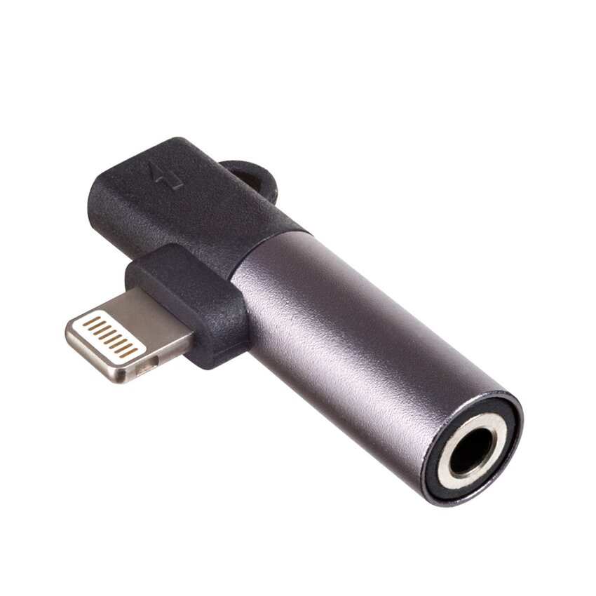 Adapter iz Iphone Lightning na Audio Jack + napajanje