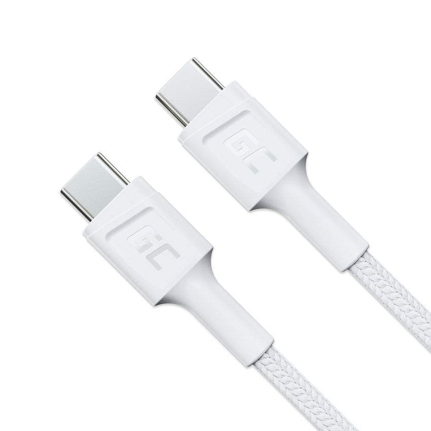 kabel bel USB-C Type C 1,2m Green Cell PowerStream s hitrim polnjenjem napajalni kabel 60W, Ultra Charge, Quick Charge 3.0 (KABGC30W)