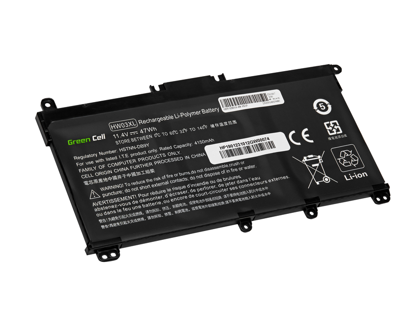 Green Cell baterija HW03XL L97300-005 za HP 250 G9 255 G8 255 G9 17-CN 17-CP Pavilion 15-EG 15-EG1103NW 15-EG1152NW 15-EH (HP190)