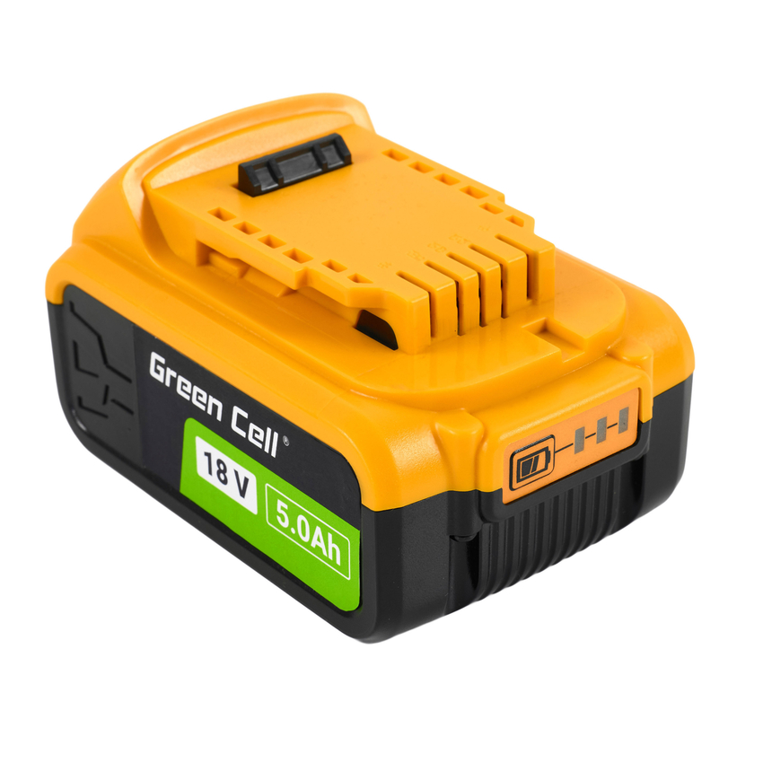 Green Cell baterija za DeWalt XR 18V 5Ah baterija Replacement za DCB182 (PTDW18V5)