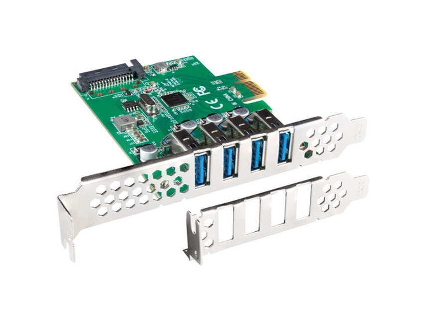 PCIe x1 razširitvena kartica Lanberg PCE-US3-004 4x USB 3.2 Gen1