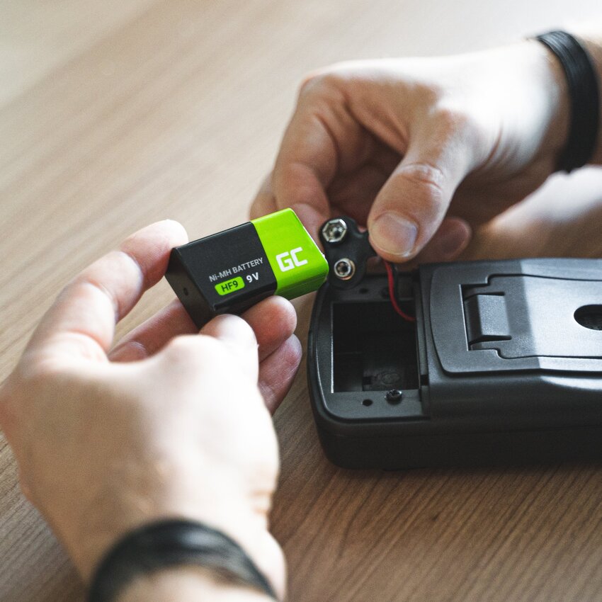 Green Cell Rechargeable baterijas 2x 9V HF9 Ni-MH 250mAh (GR18)