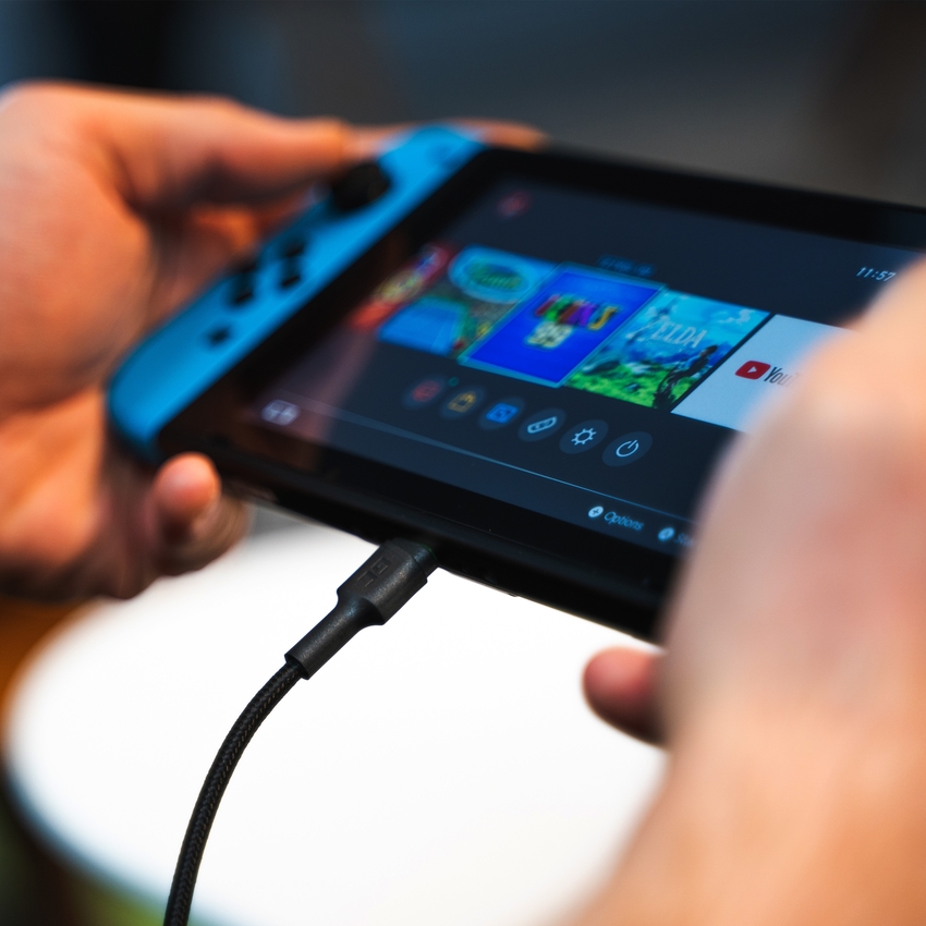 Set 3x Green Cell kabel GC Ray USB-C 200cm kabel with green LED backlight, fast charging Ultra Charge, QC 3.0 (KABGCSET03)